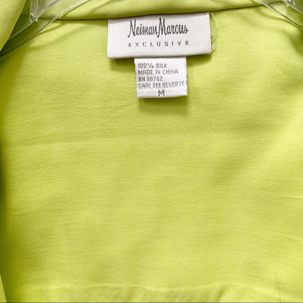 🌀Sold🌀Neiman Marcus | Silk Anorak Style Jacket - Picture 3 of 8